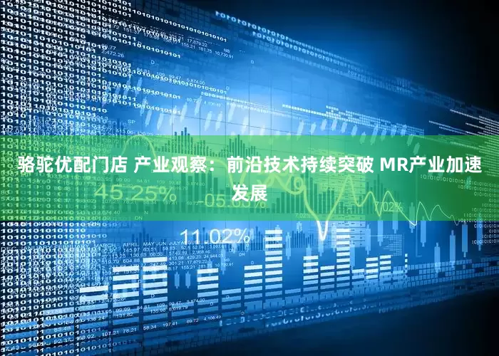 骆驼优配门店 产业观察：前沿技术持续突破 MR产业加速发展